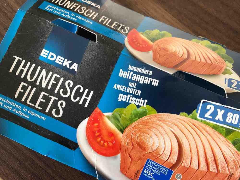 Thunfischfilets, geschnitten, in eigenem Saft und Aufguss von Ge | Hochgeladen von: Georg