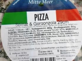 Pizza Spinat & Gorgonzola (Mitte Meer) | Hochgeladen von: meldorn