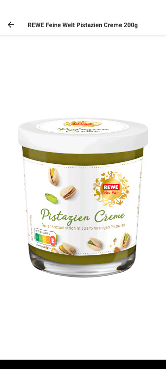 Pistaziencreme, Rewe von bonita68 | Hochgeladen von: bonita68