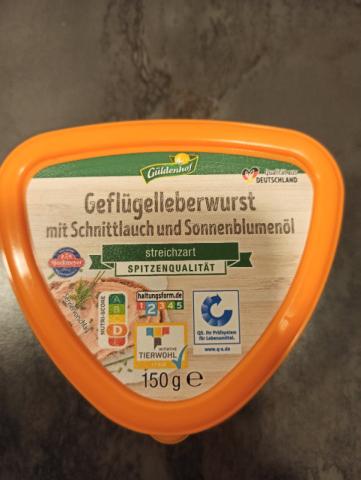 Geflügelleberwurst, miz Schnittlauch und Sonnenblumenöl von Treb | Hochgeladen von: Trebor91