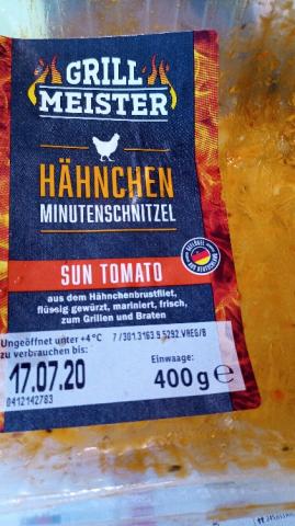 Hähnchen Minutenschnitzel "Sun Tomato" von GerhardStei | Hochgeladen von: GerhardStein