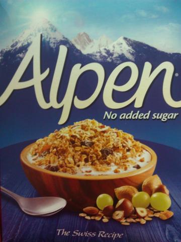 Alpen. The Swiss Recipe. No added sugar. | Hochgeladen von: lipstick2011