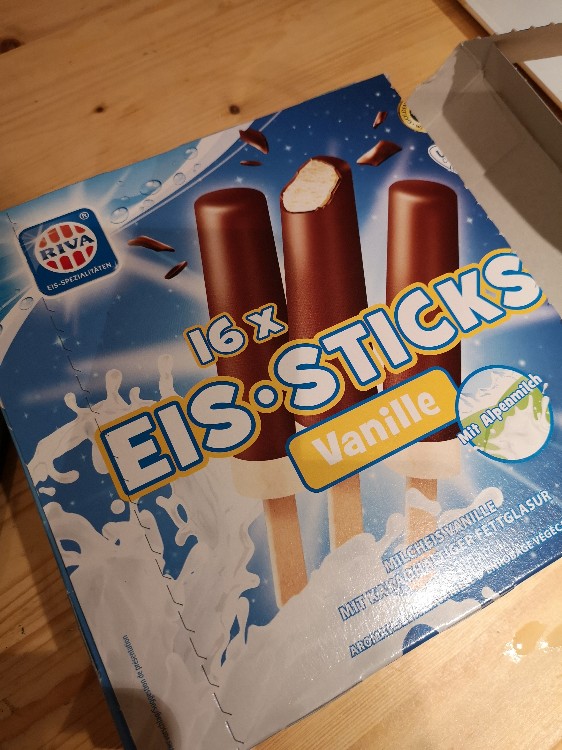 Eis-Sticks, Vanille mit Kakaofettglasur von Rieka | Hochgeladen von: Rieka