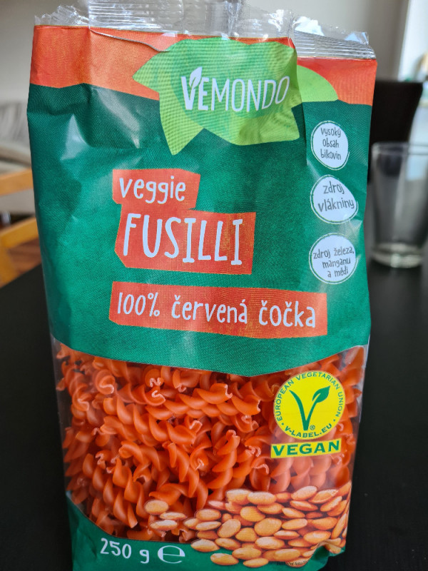 Vemondo, Veggie Fusilli cervena cocka - Calories products Fddb - New