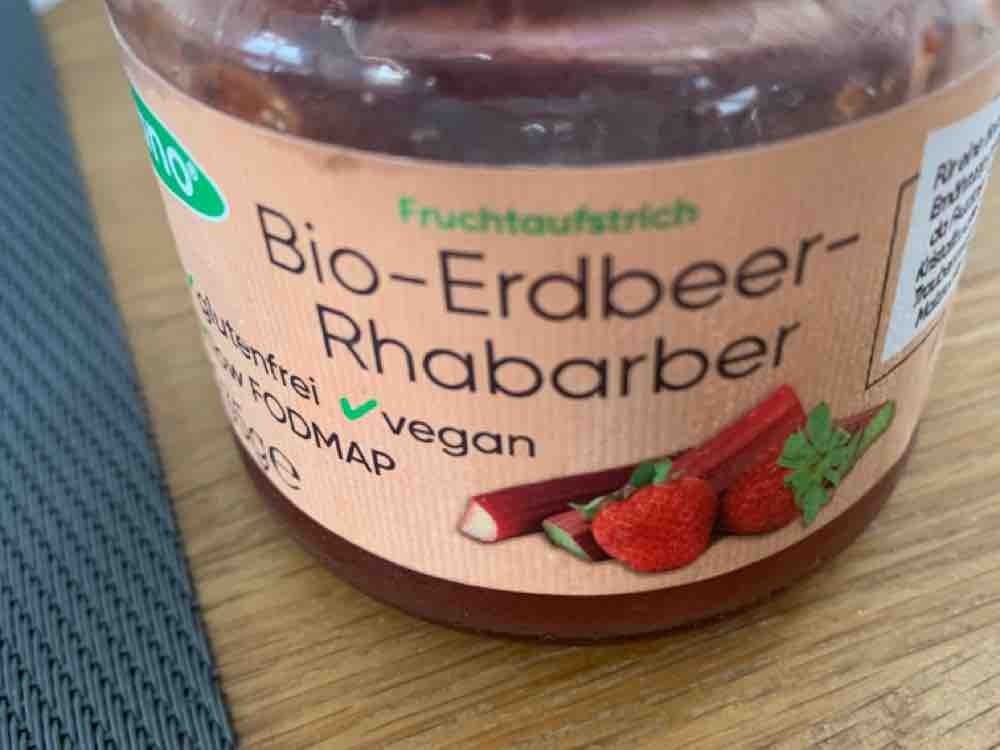 Bio-Erdbeer-Rhabarber Fruchtaufstrich von Kueppy | Hochgeladen von: Kueppy