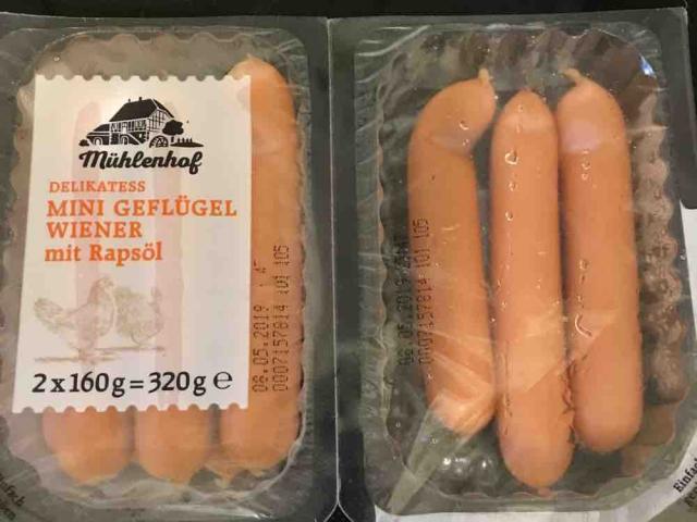 Delikatess Mini Geflügel Wiener mit Rapsöl von ELippke | Hochgeladen von: ELippke
