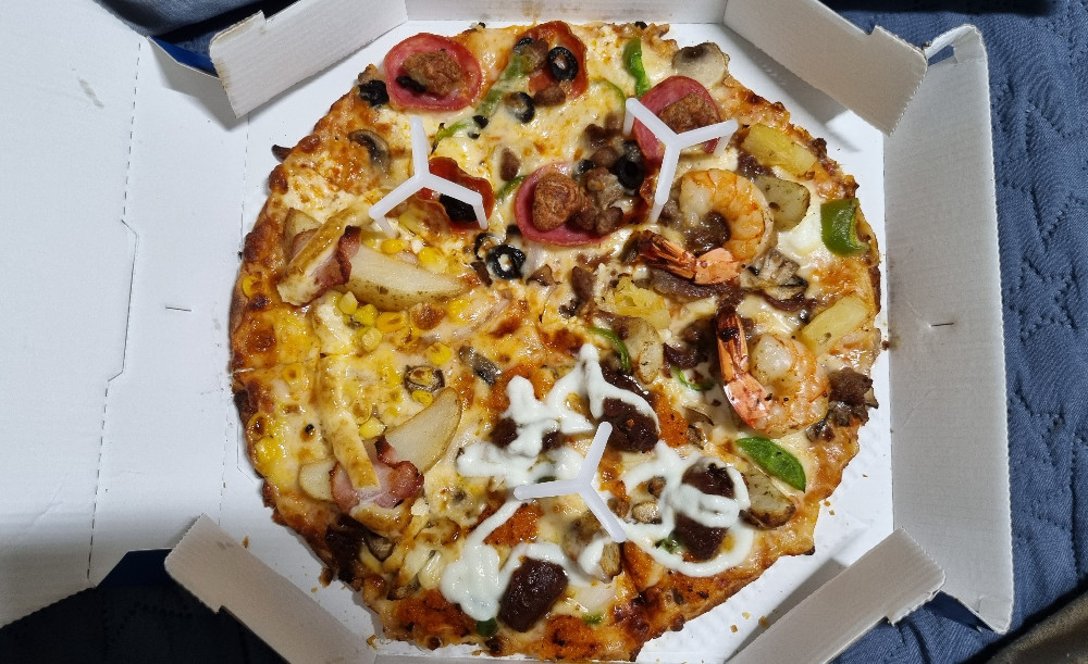 Best Quattro Pizza M (Thin Crust), 베스트 콰트로 피자 M (씬) von Anni-Ban | Hochgeladen von: Anni-Banani