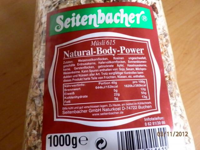 Seitenbacher Müsli 615, Natural-Body-Power | Hochgeladen von: steini6633