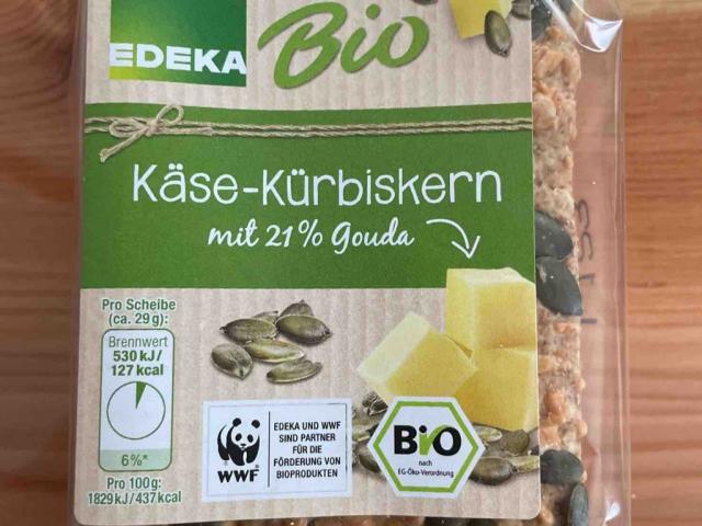 Käse-Kürbiskern Knäckebrot, mit 21% Gouda von Isa1207 | Hochgeladen von: Isa1207