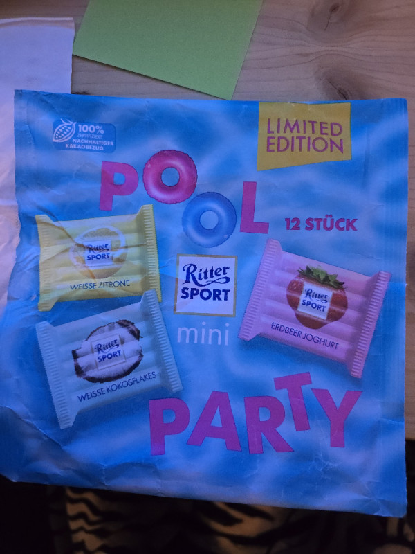 Rittersport minis - Pool Party (Limited Edition), Zitrone, Erdbe | Hochgeladen von: Minikruemel283
