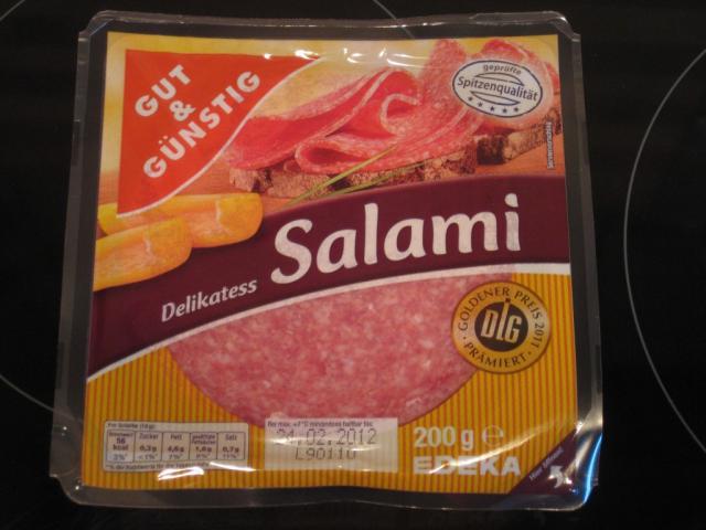 Delikatess Salami in Scheiben | Hochgeladen von: mr1569