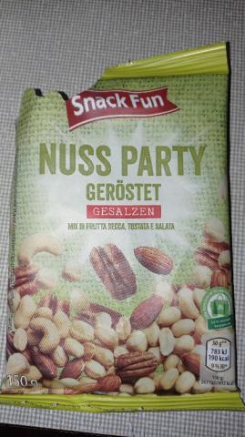 Snack Fun Nuss Party geröstet gesalzen, Hofer von wickedbitcoin | Hochgeladen von: wickedbitcoin