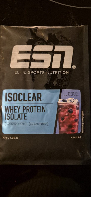 isoclear whey protein isolate, blueberry iced tea flavor von Juc | Hochgeladen von: Juca59