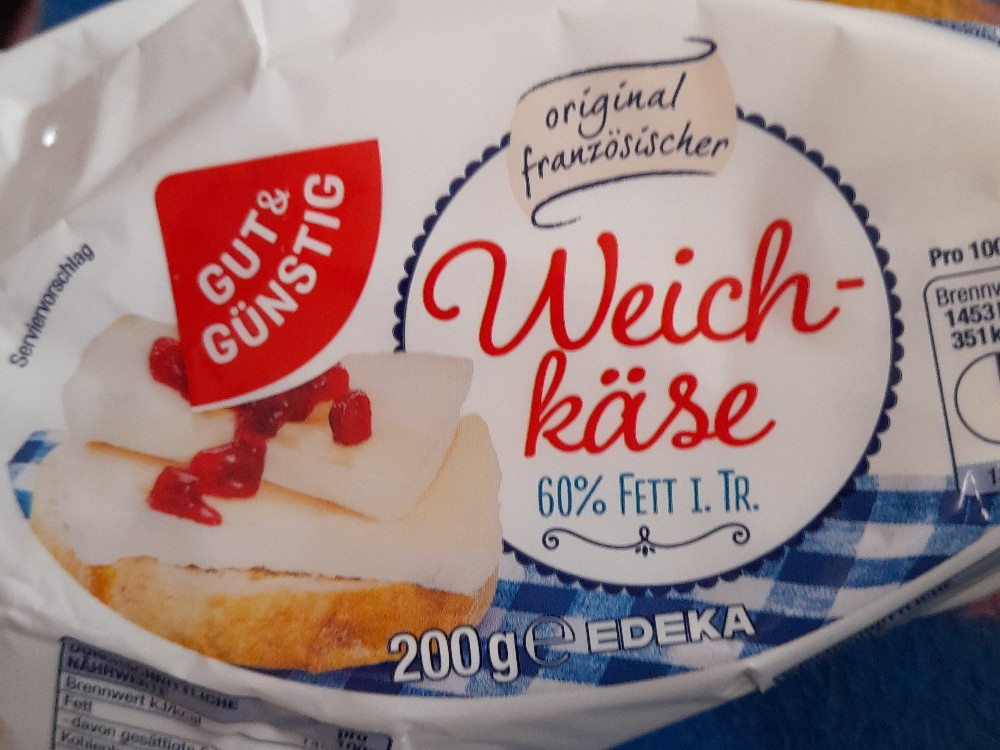Edeka Weichkäse 27% Fett i. Tr. von Enomis62 | Hochgeladen von: Enomis62