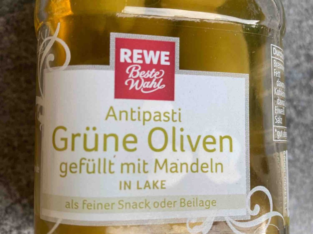 Antipasti Grüne Olive gefüllt mit Mandeln, in Lake von Chanvre | Hochgeladen von: Chanvre