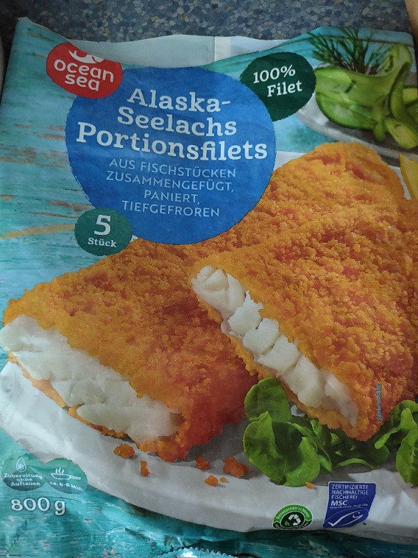 Alaska seelachs portionsfilet, paniert von Salzchips | Hochgeladen von: Salzchips