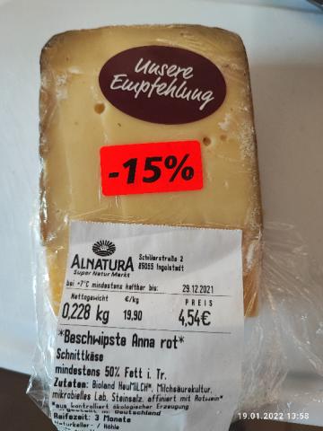 Beschwipste Anna rot, Schnittkäse von Flokkon | Hochgeladen von: Flokkon