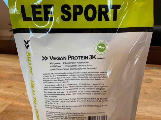 Vegan Protein 3K, Vanille von crem | Hochgeladen von: crem