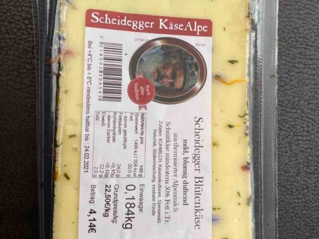 Scheidegger Blütenkäse, 50%  Fett i.Tr von LuziHummelnix | Hochgeladen von: LuziHummelnix