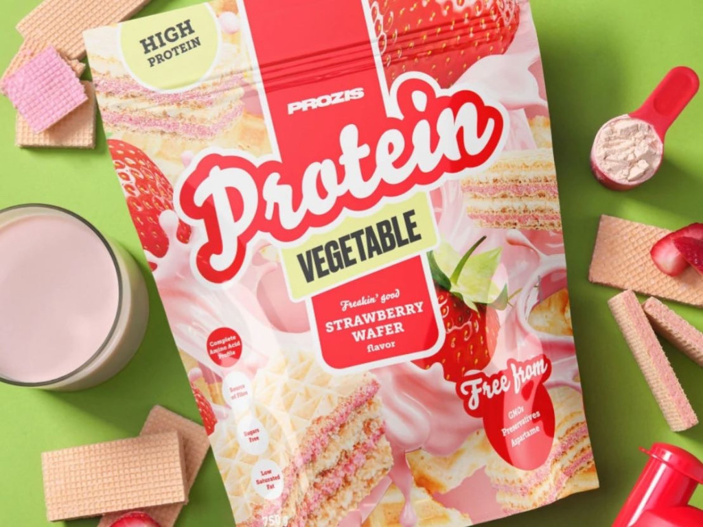 Vegetable Protein Freaking Good, Erdbeerwaffel von michellelange | Hochgeladen von: michellelange