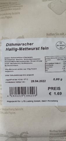 Dithmarscher Hallig Mettwurst, fein von Andra29 | Hochgeladen von: Andra29