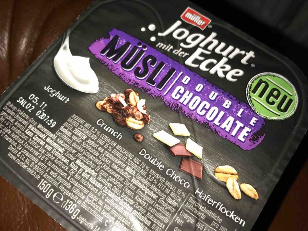 Joghurt mit der Ecke, Müsli Double Chocolate von Mine94 | Hochgeladen von: Mine94
