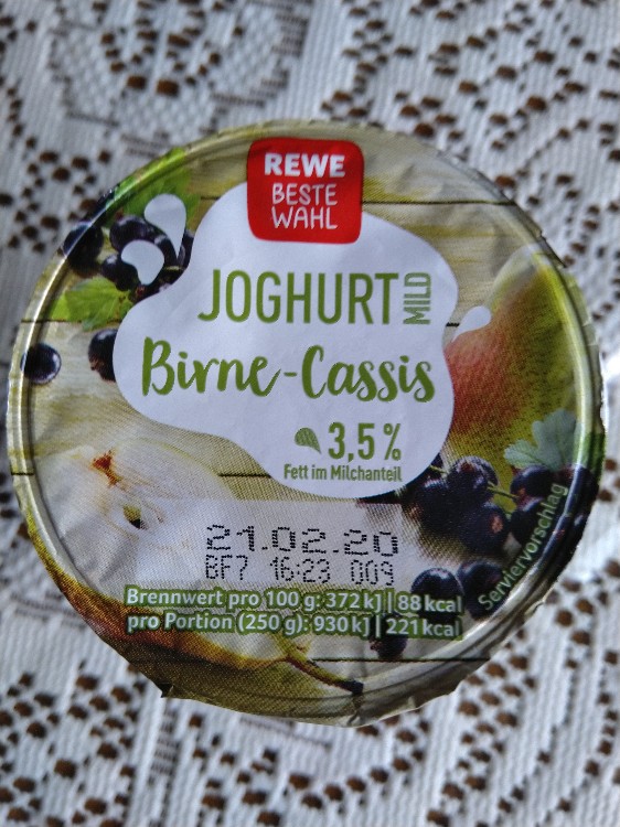 Joghurt mild, Birne-Cassis von hexen | Hochgeladen von: hexen