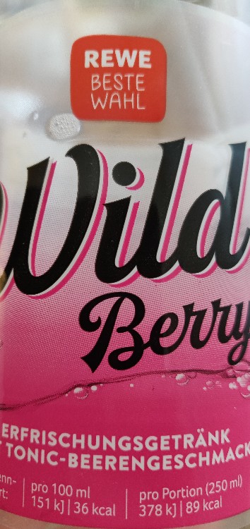 Wild Berry, Erfrischungsgetränk mit Tonic-Beerengeschmack von ja | Hochgeladen von: jantraditional100