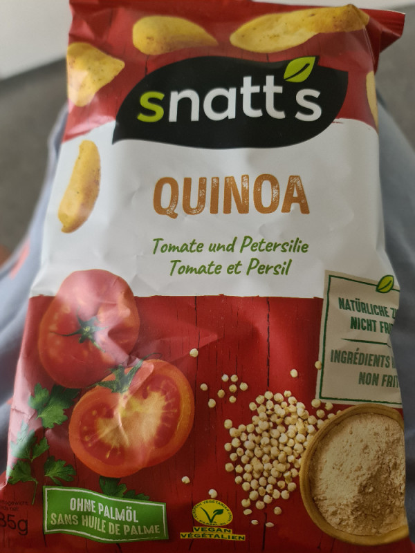 Snatts Quinoa Chips, Tomate und Petersilie von Worbs | Hochgeladen von: Worbs
