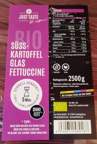 Bio Süßkartoffel-Glas-Fettucine von suvidu | Hochgeladen von: suvidu