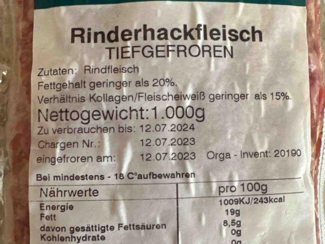 Rinderhackfleiscj, Tiefgefroren von JoLo1998 | Hochgeladen von: JoLo1998