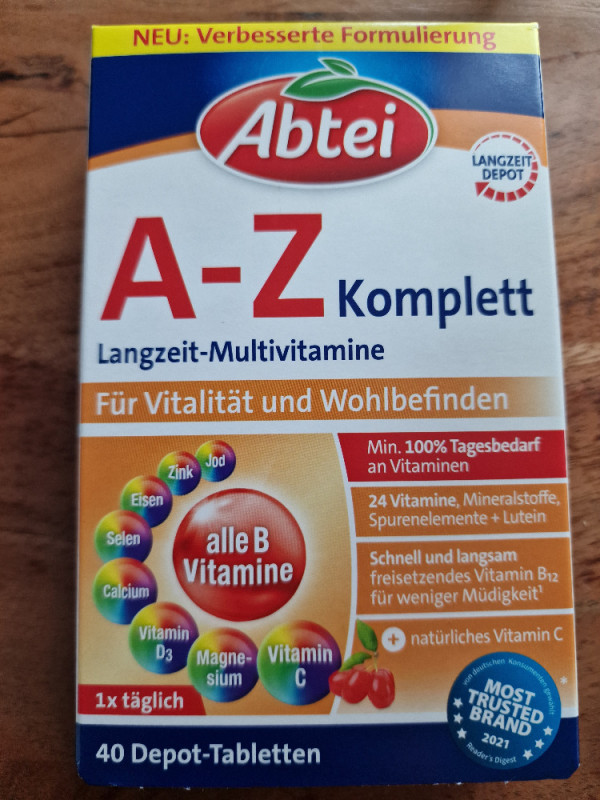 A-Z Komplett, 1,15g pro Depot-Tablette von monafit | Hochgeladen von: monafit