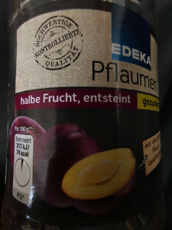 Edeka Pflaumen halbe Frucht gezuckert von iztul371 | Hochgeladen von: iztul371