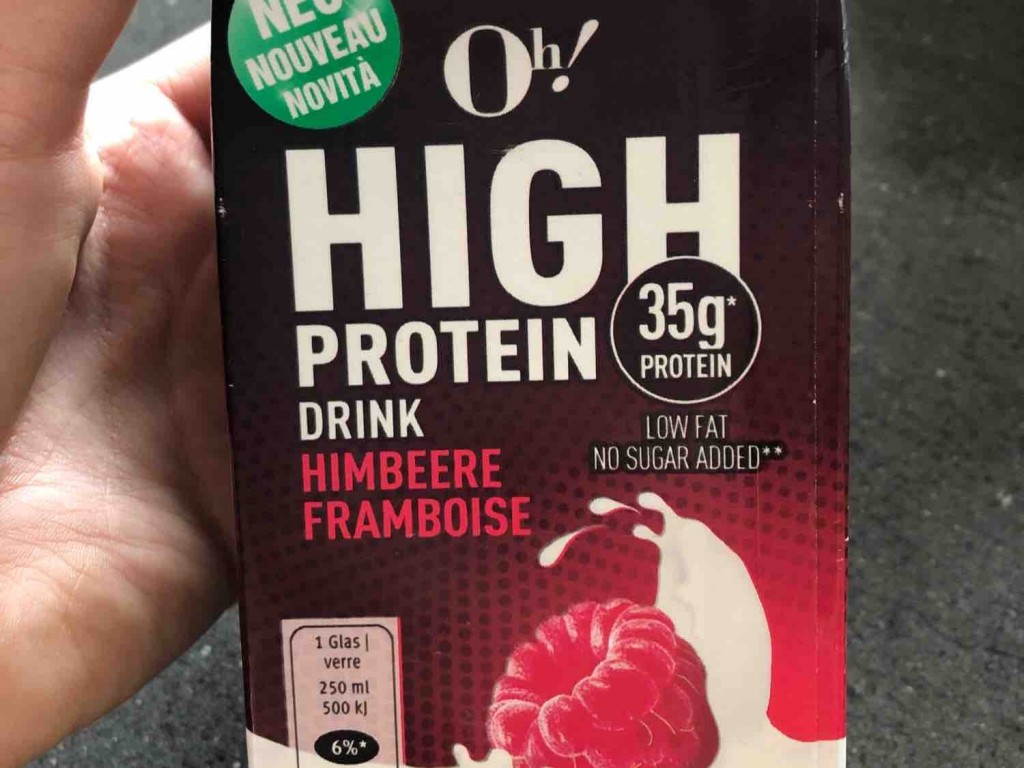 Oh! High Protein Drink Himbeere von annaelsa | Hochgeladen von: annaelsa