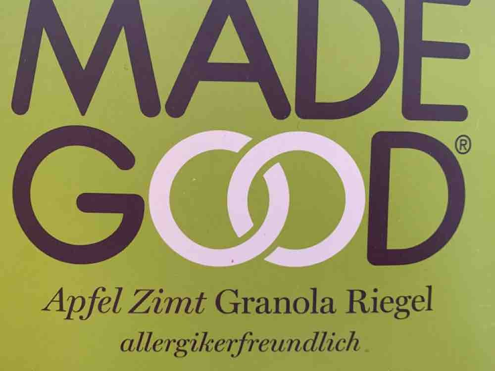 Made Good  Apfel-Zimt granola Riegel von tabeajutamas | Hochgeladen von: tabeajutamas