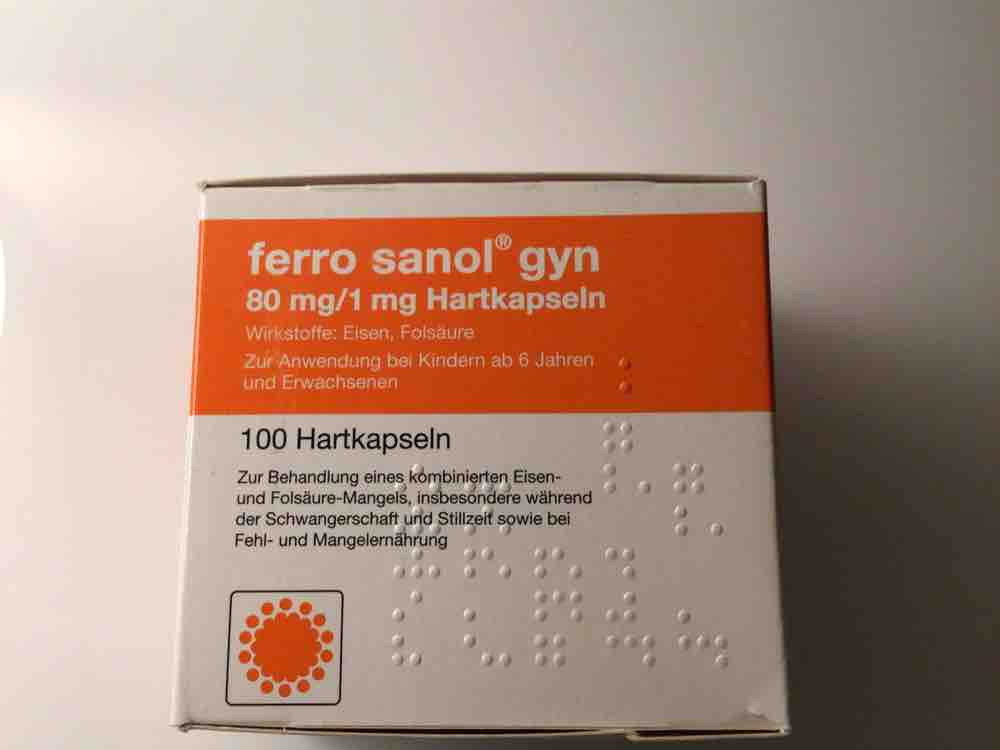 Ferro Sanol gyn, 80mg/1mg Hartkapseln von kleinerfresssack | Hochgeladen von: kleinerfresssack