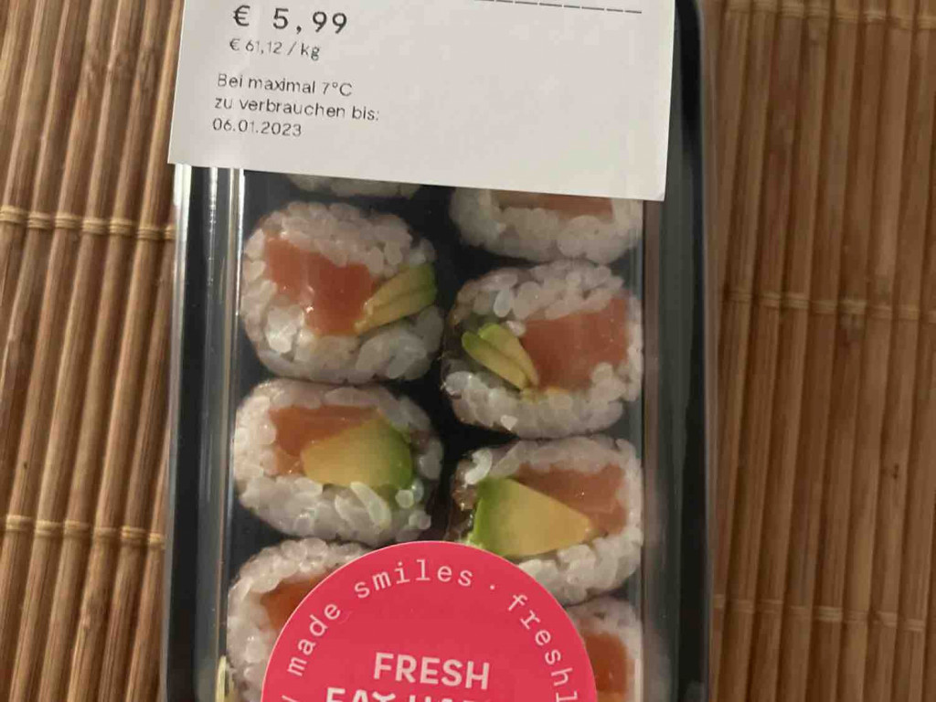 Eat Happy, Maki Lachs Avocado von Denne11 | Hochgeladen von: Denne11