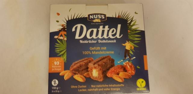 Dattel Natürlicher Dattelsnack, gefüllt mit 100% Mandelcreme von | Hochgeladen von: Charlexa