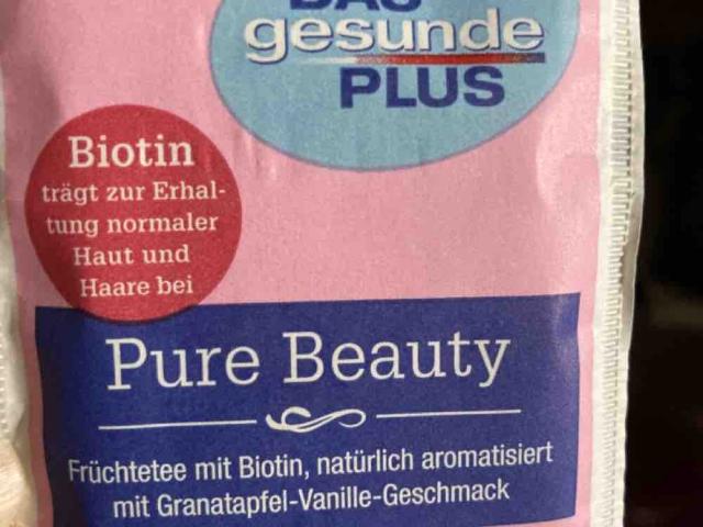 Pure Beauty Früchtetee, mit Biotin und Granatapfel-Vanille Gesch | Hochgeladen von: janinerasch