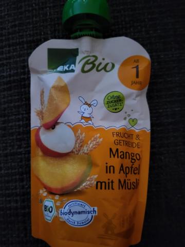 Edeka Bio Mango in Apfel mit Müsli von RickGrimse | Hochgeladen von: RickGrimse