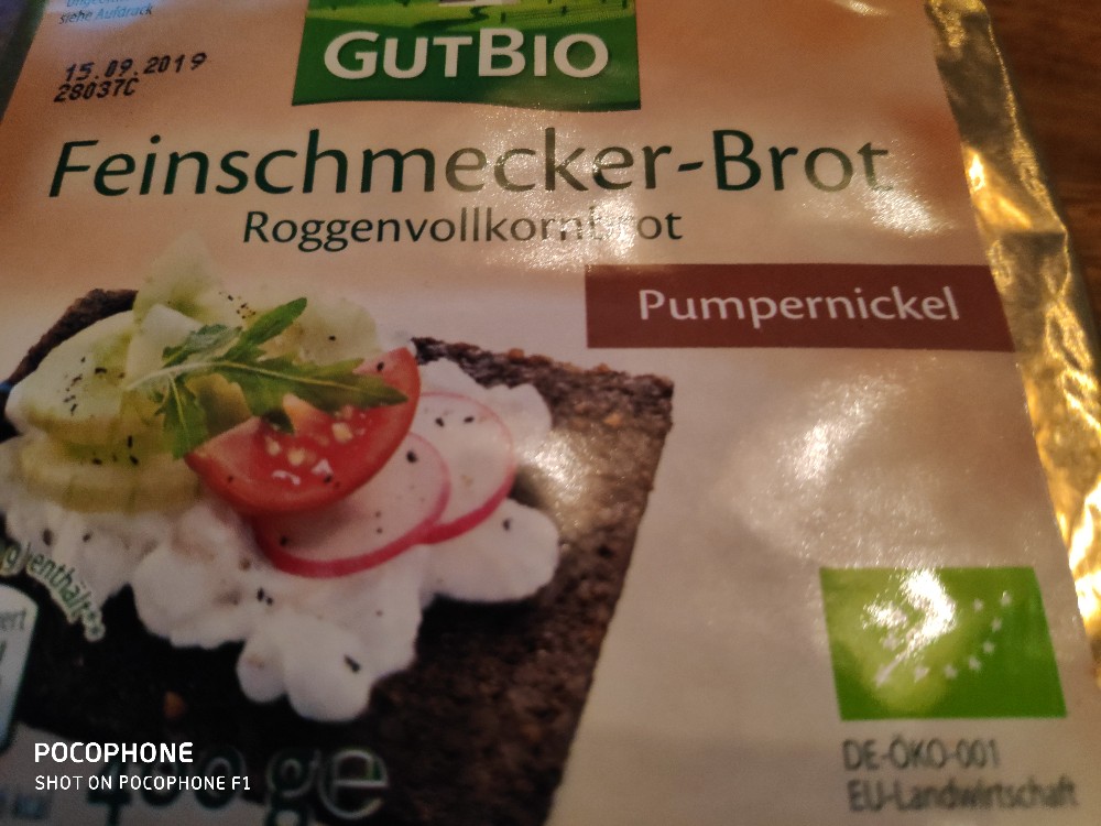 GutBio Feinschmecker Brot Pumpernickel von Röschen | Hochgeladen von: Röschen