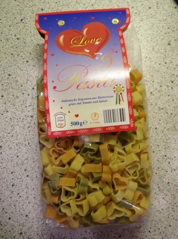 Herznudeln Love & Pasta mit Tomate und Spinat (Aldi) | Hochgeladen von: Evelyn968