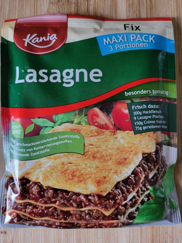 Lasagne Fix Kania, Trockenprodukt von eliab | Hochgeladen von: eliab