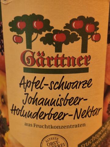 Apfel-schwarzeJohannisbeer-Holunder-Nektar, aus Fruchtkonzentrat | Hochgeladen von: Valeo