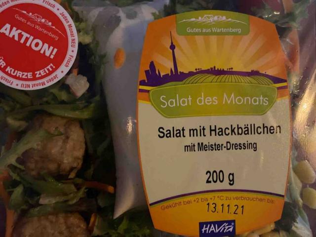 Salt mit Hackbällchen, mit Meister-Dressing von pati1701 | Hochgeladen von: pati1701