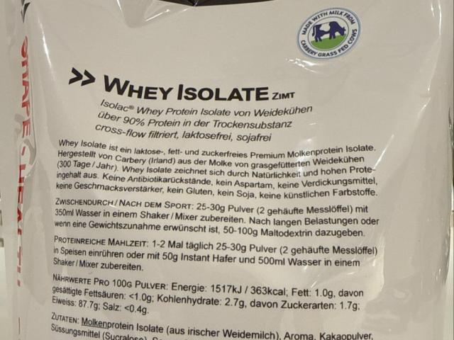 Whey Isolate Zimt von phpp28 | Hochgeladen von: phpp28