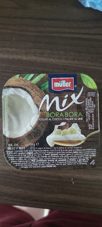 Joghurt Mix Bora Bora, Kokos Joghurt und Limetten-Bällchen von s | Hochgeladen von: sandraperschke155