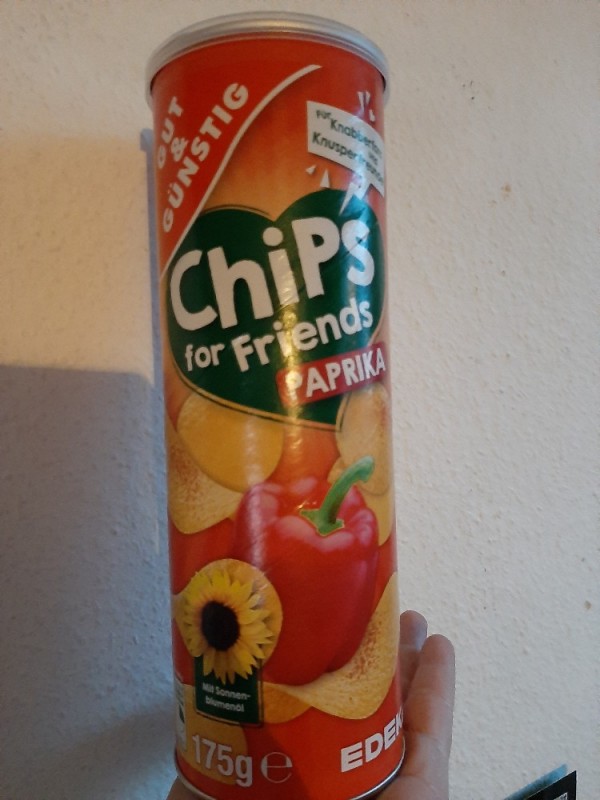 Chips for Friends Paprika (Stapelchips), 1 Chip , 2.3 gr. , 12,3 | Hochgeladen von: savira20