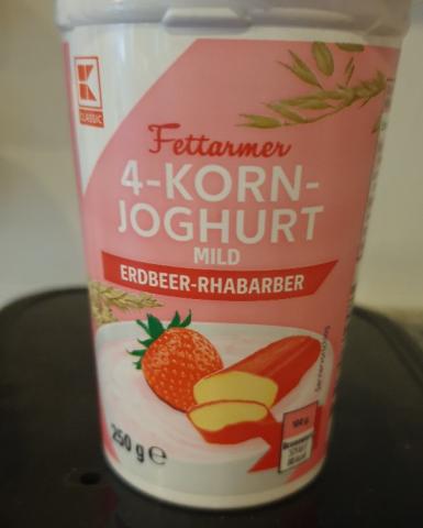 Fettarmer 4 Korn Joghurt Erdbeere Rhabarber von Raupe Nimmersatt | Hochgeladen von: Raupe Nimmersatt