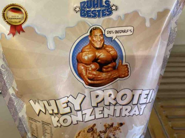 Whey Protein Konzentrat (Cookies), mit 23,7g BCAA / 100g Protein | Hochgeladen von: hanneshol